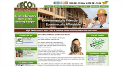 Desktop Screenshot of eco-building.ca